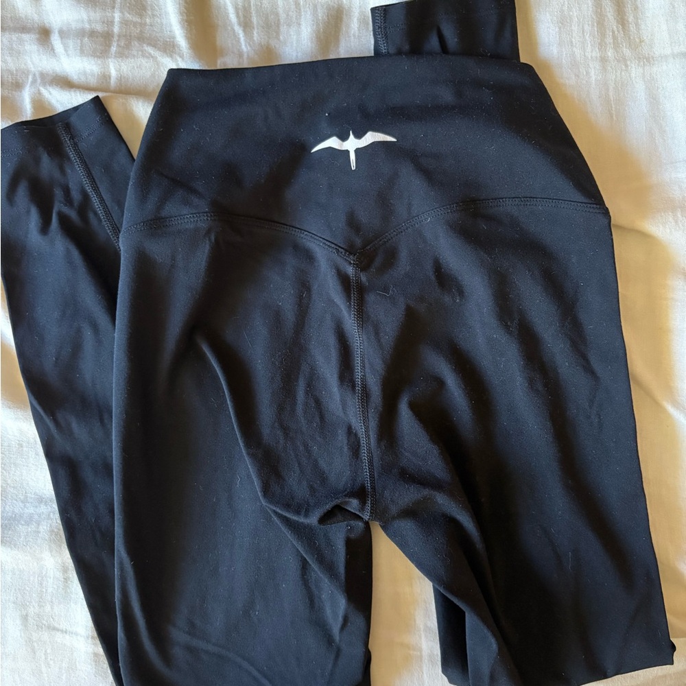 High-Waisted Black Leggings